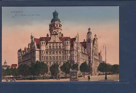 AK Leipzig Neues Rathaus von Süd - West 1906