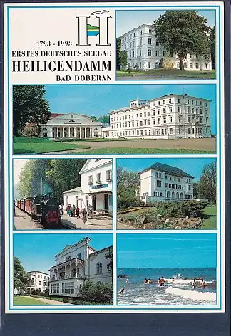 AK Erstes Deutsches Seebad Heiligendamm Bad Doberan 6.Ansichten 1993