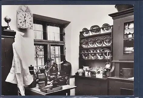 AK Darßer Küche mit Inventar aus Seemannshäusern Ostseebad Prerow 1987