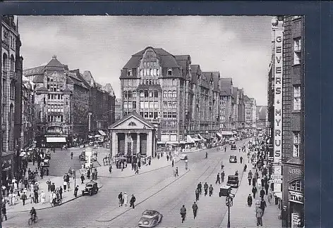 AK Hamburg Mönckebergstraße Hauptgeschäftsstraße 1960