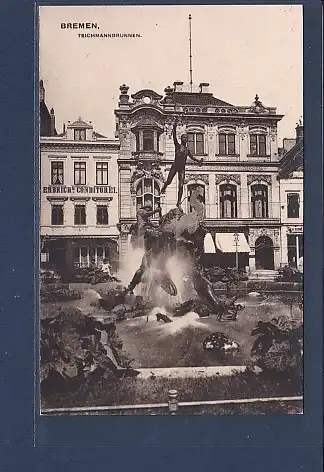 AK Bremen Teichmannbrunnen 1930
