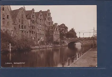 AK Lübeck Salzspeicher 1930