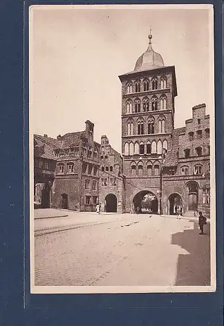 AK Lübeck Das Burgtor 1930