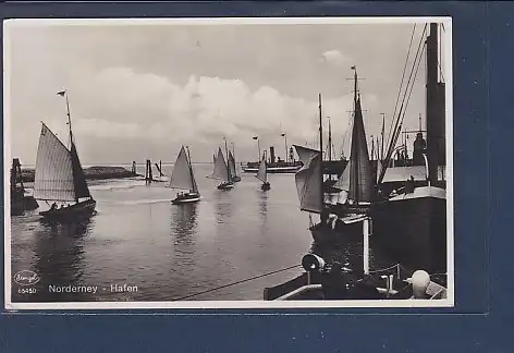 AK Norderney - Hafen 1935