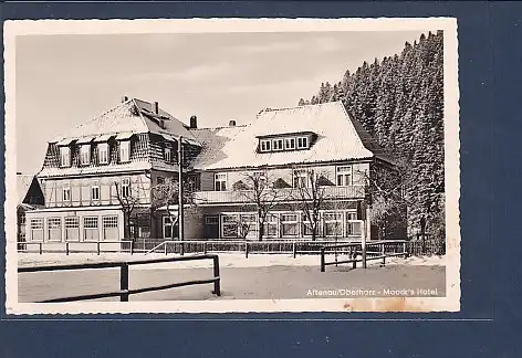 AK Altenau / Oberharz Moocks Hotel 1940