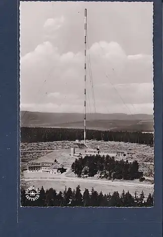 AK Hotel Restaurant Cafe Hubertus Torfhaus Luftbild 1960