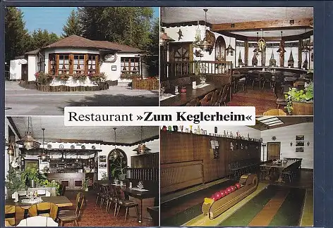 AK Restaurant Zum Keglerheim Bad Gandersheim 4.Ansichten 1970