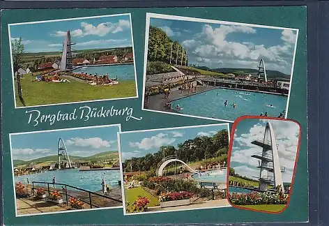AK Bergbad Bückeburg 5.Ansichten 1969