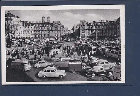 AK München Am Karlsplatz 1952