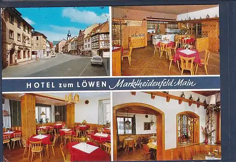 AK Hotel zum Löwen Marktheidenfeld / Main 4.Ansichten 1978