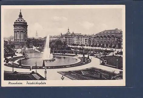 AK Mannheim Friedrichsplatz 1940