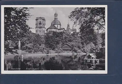 AK Mannheim Friedrichspark 1940