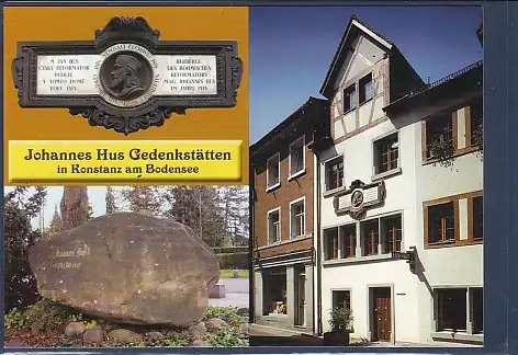 AK Johannes Hus Gedenkstätte in Konstanz am Bodensee 1980