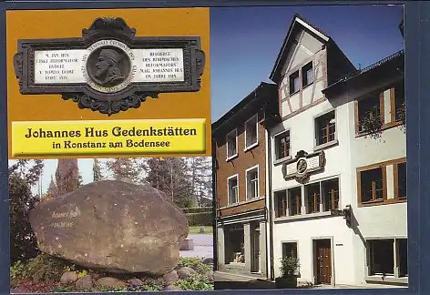 AK Johannes Hus Gedenkstätte in Konstanz am Bodensee 1980