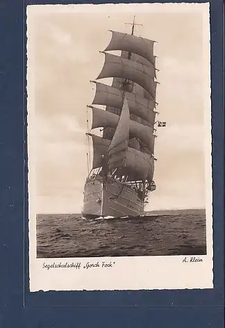 AK Segelschulschiff Gorch Fock 1940