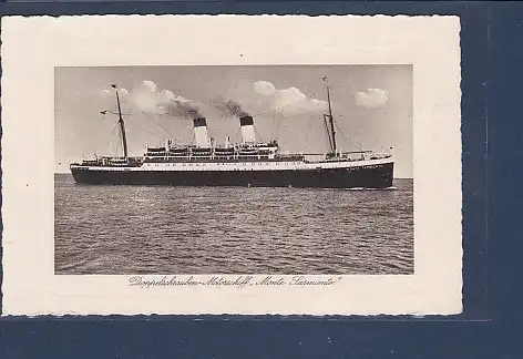 AK Doppelschrauben Motorschiff Monte Sarmiento 1930