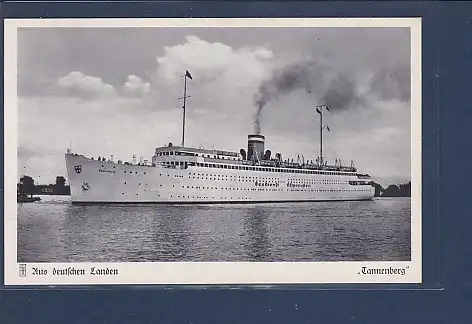 AK Aus deutschen Landen Tannenberg Seedienst Ostpreußen 1938