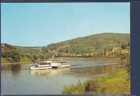 AK Oberdeckdampfer Weltfrieden Weißen Flotte Dresden 1990