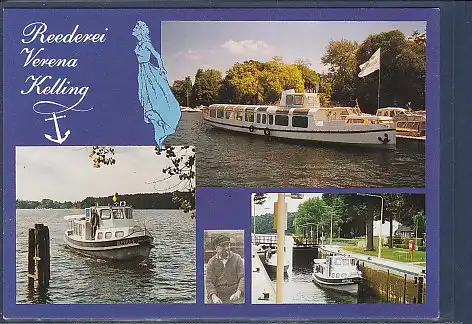 AK Reederei Verena Kelling 3.Ansichten MS Jeffrey - MS Löchnitztal 2000