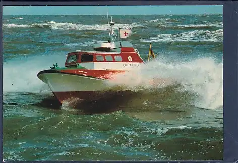 AK Strandrettungsboot Wilhelm Hübotter Länge 9 m Geschwindigkeit 15 Knoten 1980