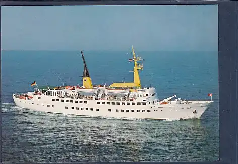AK MS First Lady Reederei Eils + Co Cuxhaven - Flensburg 1980