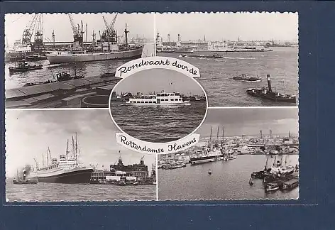 AK Rotterdamse Havens Rondvaart door de 5.Ansichten 1959