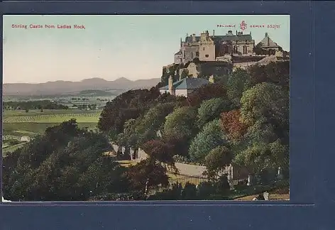 AK Stirling Castle from Ladies Rock 1920