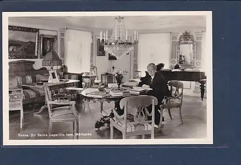 AK Sunne Dr Seima Lagerlöfs hem. Marbacka 1950