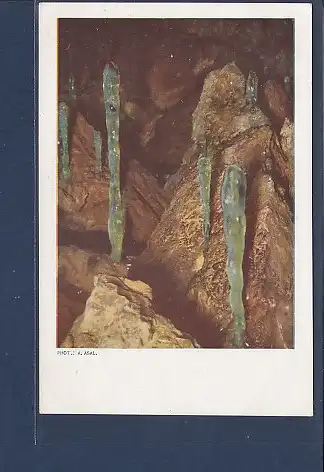 AK Eisriesenwelt im Tennengebirge Salzburg Wimur Eismandl 1930