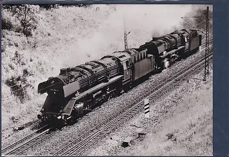 AK Güterzuglokomotiven 44 234 und 44 197 auf einer Überführungsfahrt 1973