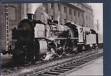 AK DB Schnellzuglokomotive 18 620 Letzte planmäßige Abfahrt Starnberger Bahnhof 1973