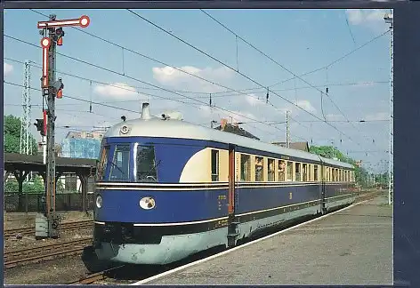 AK Verkehr in Berlin SVT 137 der Bauart Hamburg im Bhf. Falkensee 1993