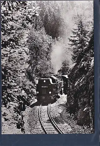AK Harzquerbahn Am Haltepunkt Tiefenbachmühle 1985