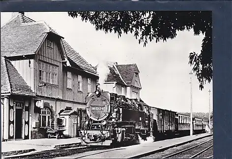 AK Harzquerbahn Bahnhof Elend 1985