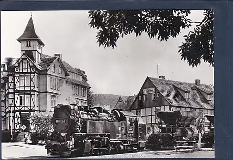 AK Harzquerbahn Wernigerode Westerntorkreuzung 1985