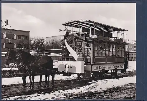 AK Berliner Verkehrsmittel Strab ( Serie 3) Typ Zweispänniger Pferdewg. 1970