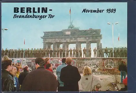 AK Berlin November 1989 Brandenburger Tor