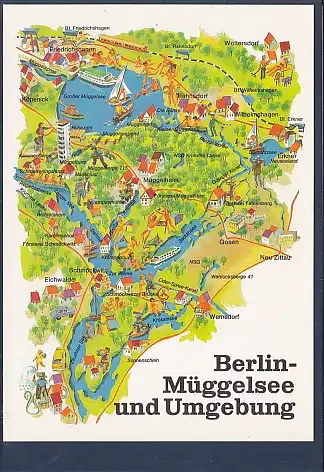 AK Berlin Müggelsee und Umgebung 1988