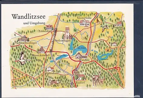 AK Wandlitzsee und Umgebung 1988