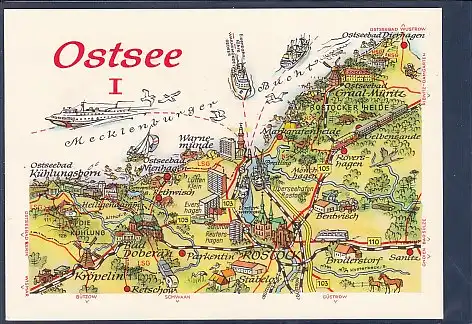 AK Ostsee I Rostock 1980
