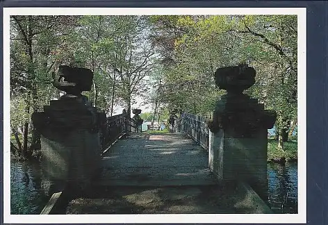 AK Mirow Brücke zur Liebesinsel 2000