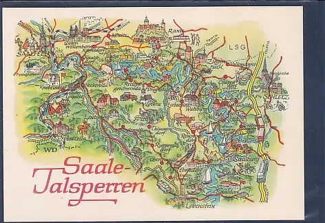 AK Saale Talsperren Ranis - Lobenstein 1969