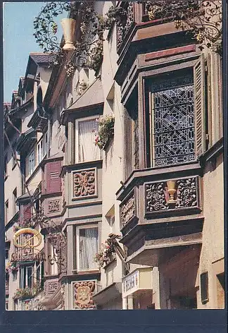 AK Rottweil a.N. eine Typische Erkerfassade 1970