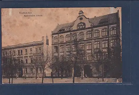 AK Krotoschin Katholische Schule 1920