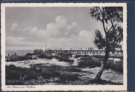 AK Am Strand von Glettkau 1940