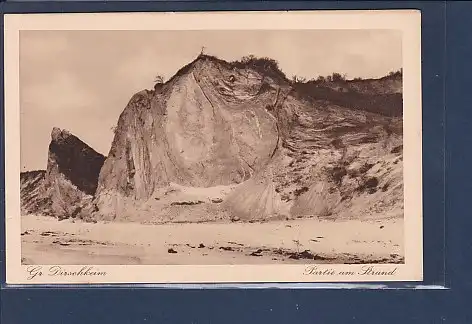 AK Gr. Dirschkeim Partie am Strand 1930