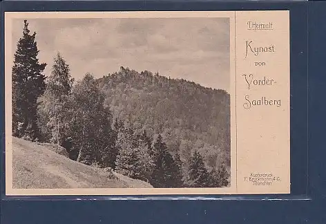 AK T. Herwalt Kynast von Vorder Saalberg 1930