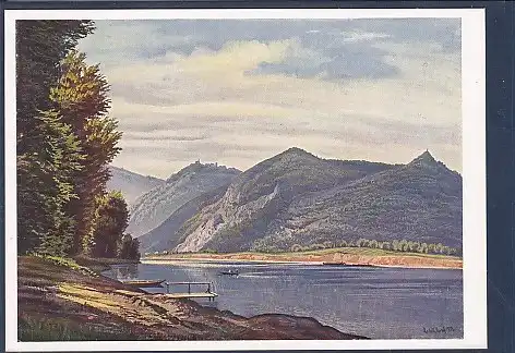 AK Bei Salesel Dubitzer Kirchlein u. Müllerstein 1940