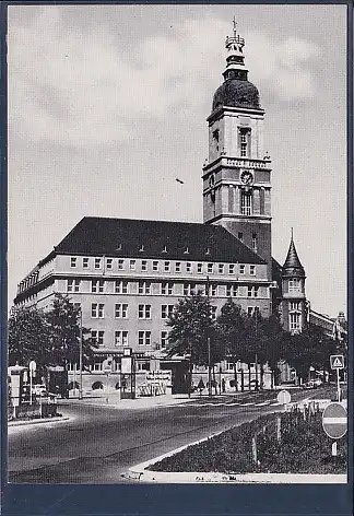 AK Berlin Schöneberg Rathaus Friedenau am Breslauer Platz 1950