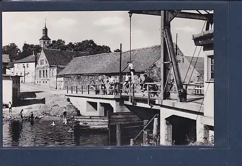 AK Niederfinow An der Zugbrücke 1959